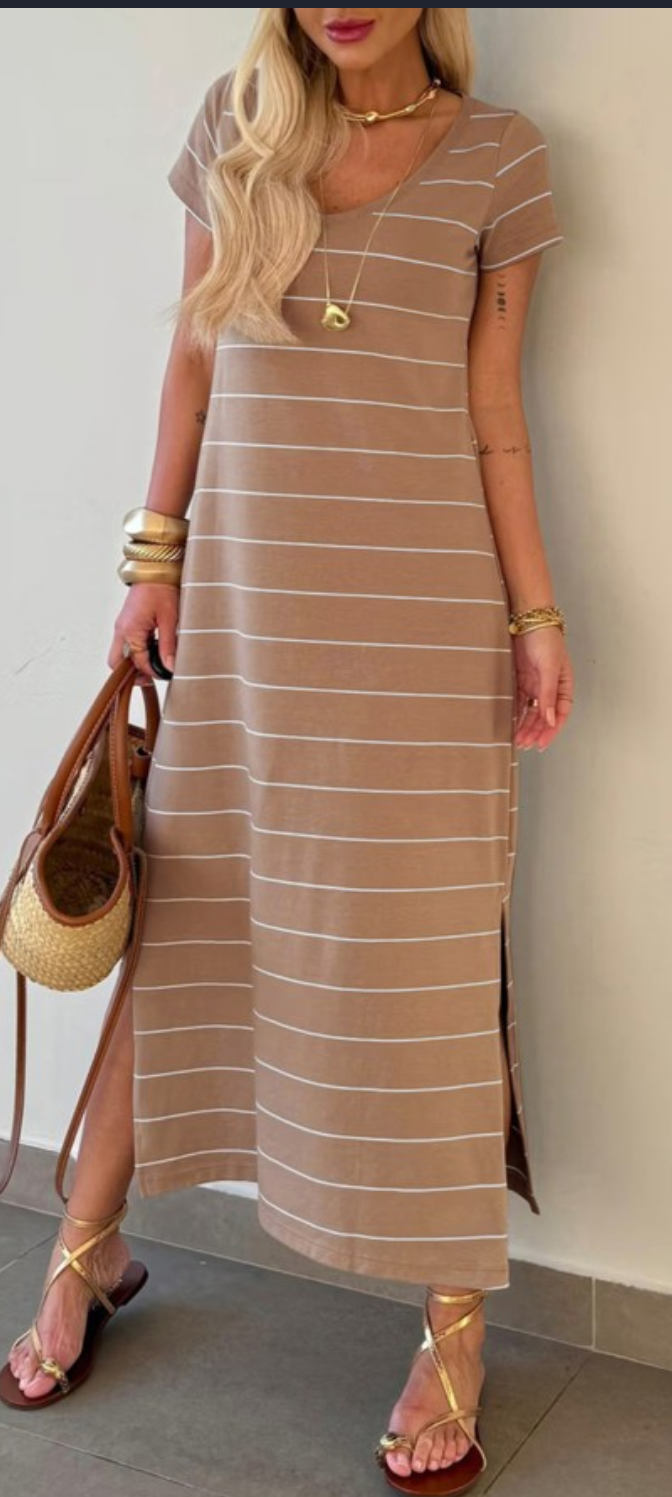 The Avery Dress - Tan